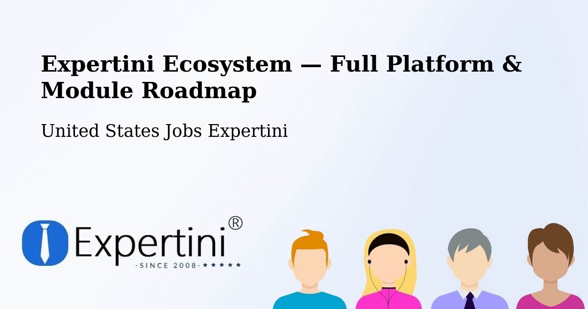 Expertini Ecosystem — Full Platform & Module Roadmap – Buffalo