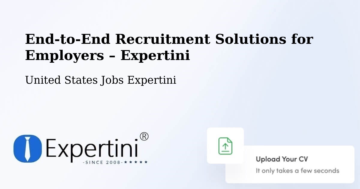 Recruitment Solutions for Employers – Buffalo - Buffalo, United States Jobs Expertini